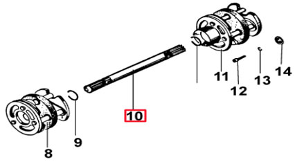 вал промежуточный 2 тонны схема